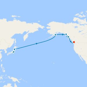 Transpacific from Tokyo to Vancouver with Stay