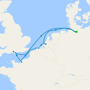 Western Europe from Hamburg
