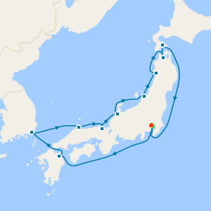 Sea of Japan & Cherry Blossoms with Tokyo Stay