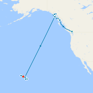 Fire & Ice from Vancouver to Honolulu with Stay