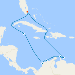 A Journey of Caribbean Charm & Spectacular Natural Beauty from Miami with Stay