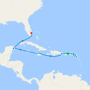 Jewels of the Caribbean from San Juan to Fort Lauderdale