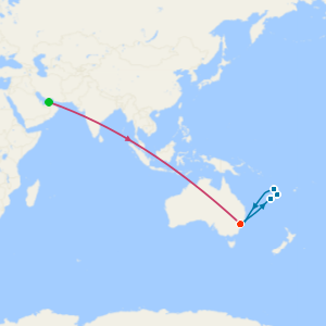 Dubai's Desert Dunes, Sydney's Hunter Valley & South Pacific Adventure