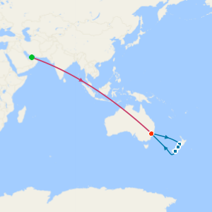 Dubai's Desert Dunes, Sydney's Hunter Valley & New Zealand Explorer