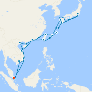 Singapore Stay, Japan & Southeast Asia Grand Adventure