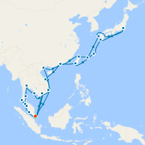 Singapore Stay, Japan & Southeast Asia Grand Adventure 