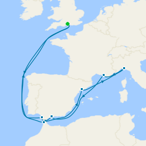 Spain, Italy and Morocco cruise from Southampton