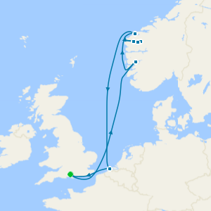 Norwegian Fjords cruise from Southampton