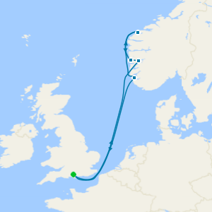 Norwegian Fjords cruise from Southampton