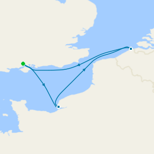 Le Havre & Zeebrugge from Southampton