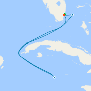 Cayman Isles & Bimini Beach Miles with Miami Beach Stay