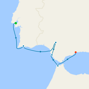 Iberian Cruise: Lisbon, Seville & Tangier from Lisbon