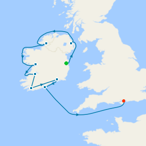 Ireland Intensive cruise from Dublin