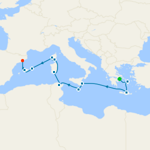 Islands of the Med from Athens