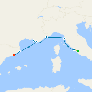 Italy, France & Spain from Rome with Stay