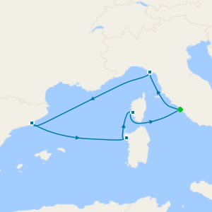 Italy, France & Spain from Civitavecchia