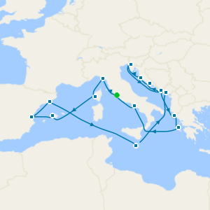 Mediterranean, Adriatic & Greece from Civitavecchia