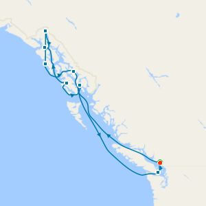 Alaska with Hubbard Glacier from Vancouver with Stay