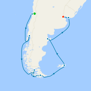 Cape Horn & Glaciers of Patagonia with Santiago and Buenos Aires Stays