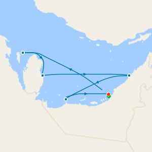 UAE, Bahrain & Qatar from Abu Dhabi with Stay