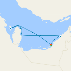 UAE, Bahrain & Qatar from Abu Dhabi with Stay