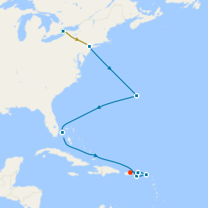 Niagara Falls & NY to San Juan: Bermuda and Caribbean with Stays