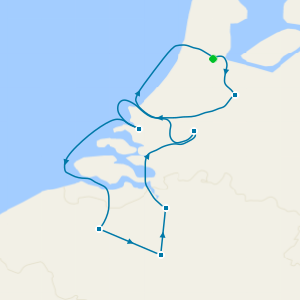 Best of Holland & Belgium Amsterdam Roundtrip