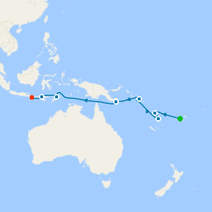 Crossing Oceania from Fiji to Bali