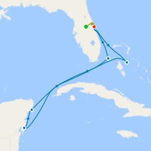Bahamas & Mexico with Orlando Stay