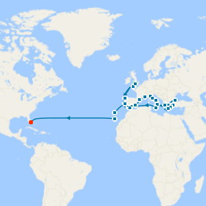 Ultimate Mediterranean Grand Adventure from Southampton