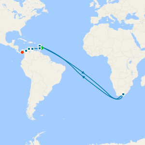 Pristine Islands of the Caribbean & the Panama Canal from Bridgetown