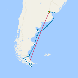 Fjords & Glaciers of Southern Chile & Patagonia from Ushuaia