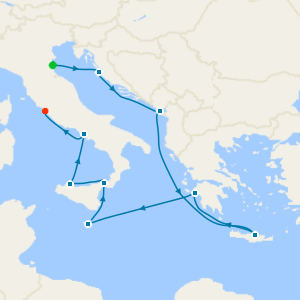 Mediterranean with Greek Isles & Italy from Ravenna