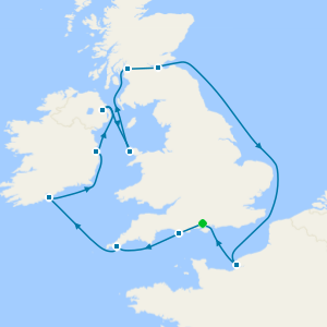 British Isles with France and Belfast cruise from Southampton