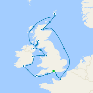 British Isles with France & Belfast from Southampton