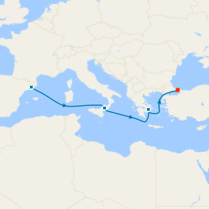 Greece & Italy from Barcelona with Stay