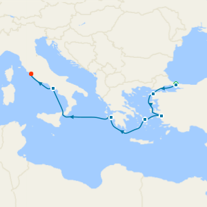 Greece & Italy from Istanbul with Stay