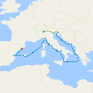 Lake Como and Venice Stays with Mediterranean, Croatia & Greece from Trieste