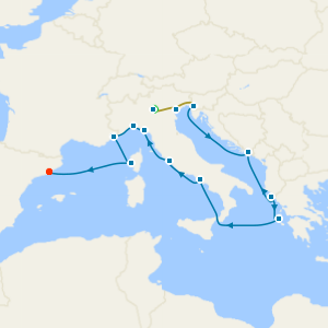 Lake Garda and Venice Stays with Mediterranean & Adriatic from Trieste