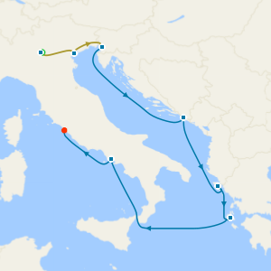 Lake Garda and Venice Stays with Greece, Italy & Croatia from Trieste