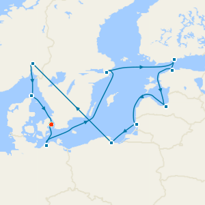 Norway, Denmark & Sweden from Copenhagen with Stay