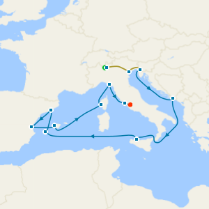 Lake Como, Venice & Rome Stays with Mediterranean & Croatia from Trieste