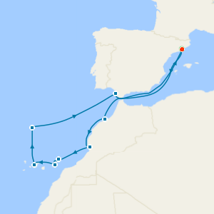 A Journey from Mediterranean Flair to Atlantic Splendour - Barcelona R/Trip with Stay