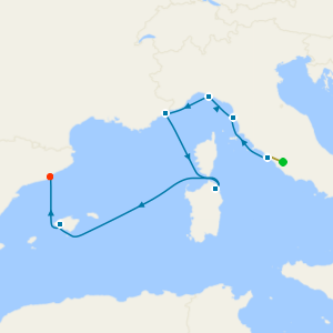 A Journey through Renaissance Scenes & Mediterranean Tranquillity from Rome with Stay