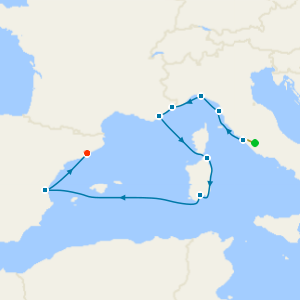 A Journey of Colourful Contours & Rich History from Rome to Barcelona with Stays