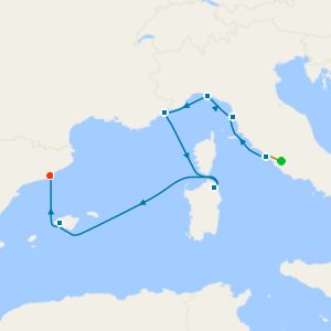 A Journey through Renaissance Scenes & Mediterranean Tranquillity from Rome to Barcelona with Stays