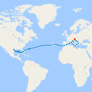 Western Mediterranean & Adriatic Grand Adventure to Southampton from Ft. Lauderdale with Miami Beach Stay