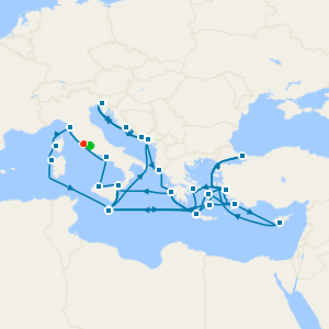 The Best of the Mediterranean from Rome with Stay