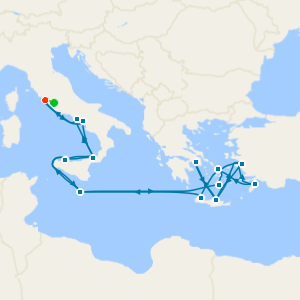 The Best of the Mediterranean with Rome Stay
