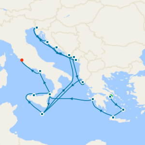 The Best of the Mediterranean from Athens with Stay
